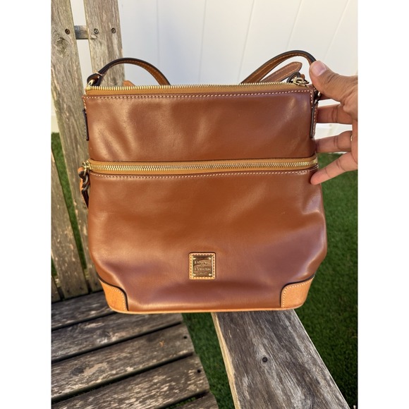 Dooney & Bourke Handbags - Dooney & Bourke Wexford Smooth Leather Crossbody Natural J